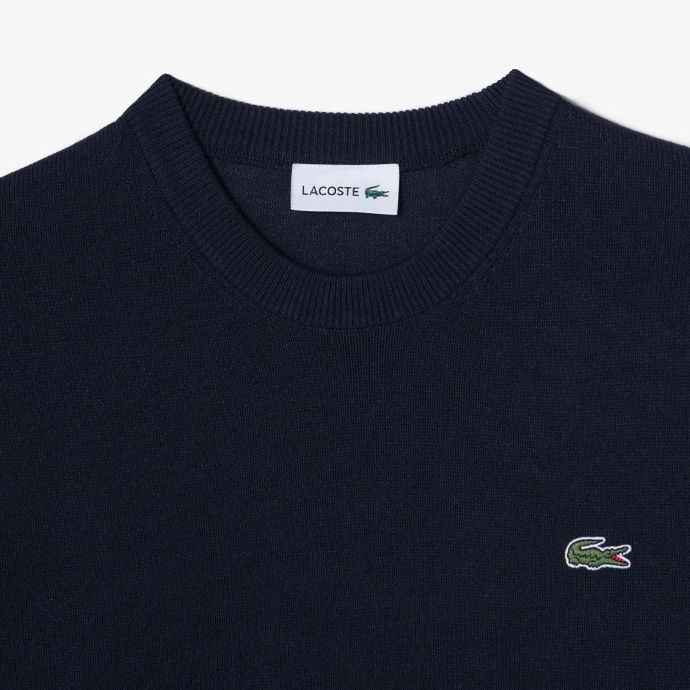 [lacoste] Men's Paper Long Sleeve Crewneck Pullover AH598E-56G166