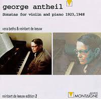 CD BETHS; DE LEEUW - Antheil;Piano&Violin Sons. MO782022 Montaigne 1994 France Classical Used