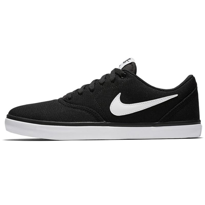Nike Sb Check Solar Cnvs 'Black' Skateboard Shoes 843896-001