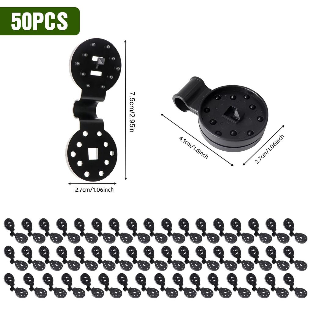 10/20/50100pcs Awning Plastic Clips Outdoor Shade Cloth Net Clip Camping Garden Tool Buildings Fence Net Fix Clamp Awning Hook
