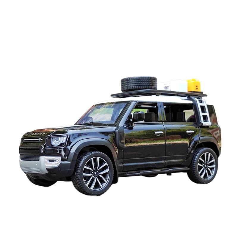 1/24 New 2022 Land Rover Defender SUV Alloy Car Model Diecast Metal Off-road Vehicles Model Simulation Collection Kids Gifts Toy