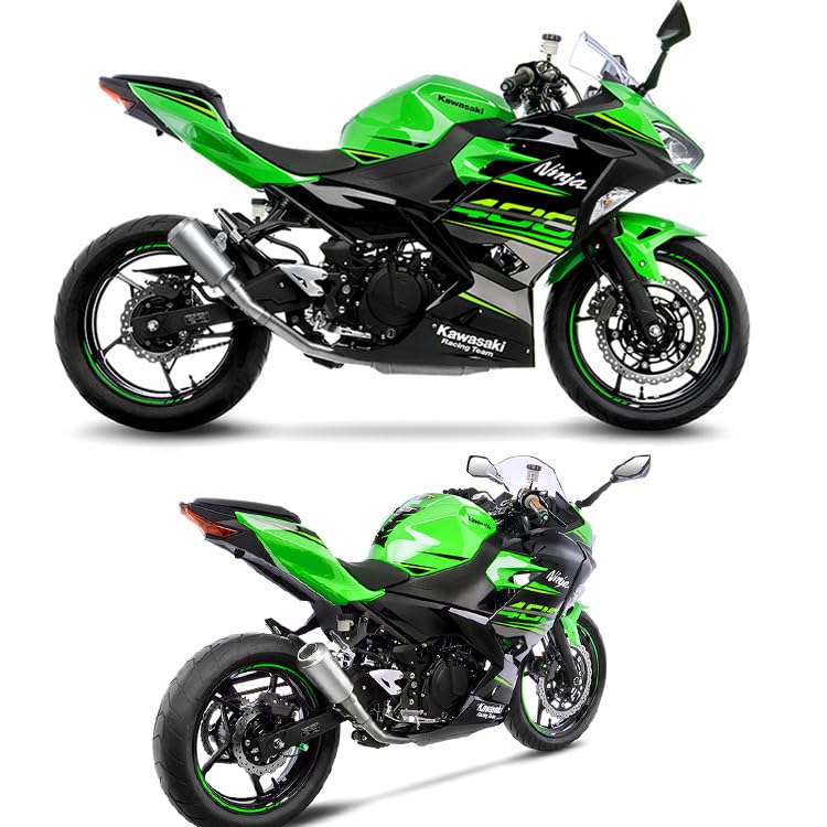FIRECARP Auspuffrohr Mittelrohr Motorrad Auspuff Slip-on Schalldämpfer