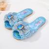 Princess-style Sandals for Girls, Summer Children's Flat Slippers, Little Girls' Sandals, Medium and Large Sizes, Soft-soled, Non-slip, Lightweight,