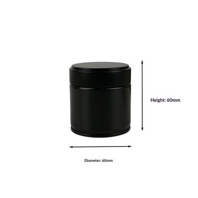 1Pc Portable Mini Matcha Powder Can Thick Tinplate Sealed Jar Tea Spice Storage Kitchen Household Gadgets