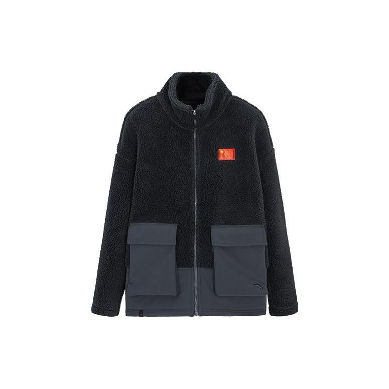 ANTA Jackets Men s Black Stand Collar Moderate Other 152250703-2 M