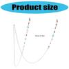 Colorful Beads Eyeglass Chain Fashion Glasses Chain Eyewears Straps Cord for Sports and Daily Activity