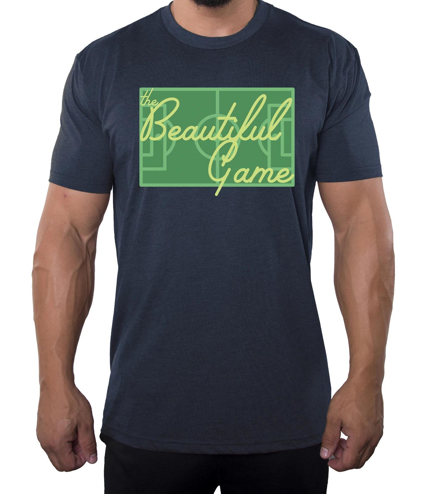 The Beautiful Game Men s Soccer Shirts, Graphic T-Shirts, soccer pitch shirt S
