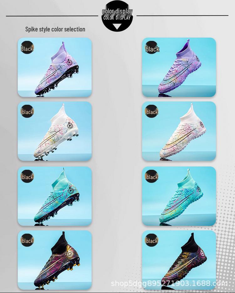 Authentic High-Top Soccer Shoes for Adults & Kids - Assassin 14 Turf Outdoor Sports