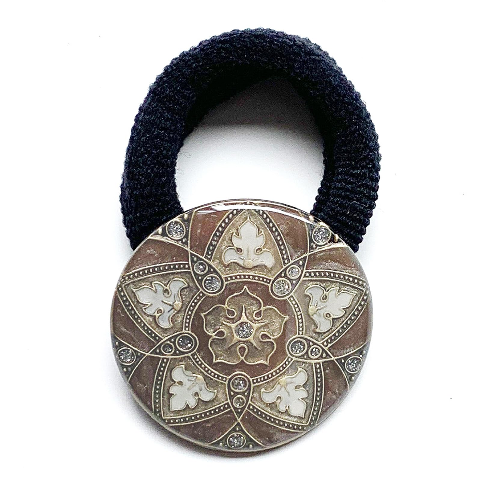 

30018 Clara Bijou hair tie коричневий