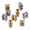 20pcs 10pcs 8.5x8mm Stainless Steel Loose Spacer Beads Barrel Drum Charms Pendants for Necklace Bracelet Jewelry Making DIY