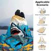 1 Stück Haifisch-Druck Leichte Flanelldecke, Bequeme und Warme Decke, für Camping Sofa Bett und Couch Büro, Geschenk
