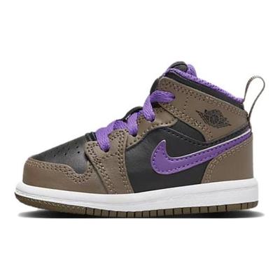 Air 1 Mid TD Palomino Baby Sneakers Brown Wild-Berry White DQ8425-215