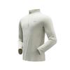 Under Armour SS25 Commute Series Outdoor Breathable Comfortable Stand Collar Long Sleeve T-Shirt Men Tops Millet-White 15117217-0111