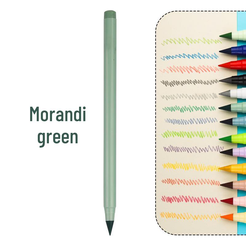 Erasable Posture Correcting Eternal Pencil - 12 Colors, No Sharpening Needed, Durable Lead, Perfect for Kids' Drawing.