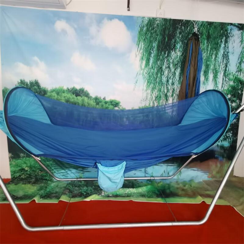 Yuming Automatic Pop-Up Camping Hammock with Mosquito Net & Sunshade