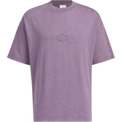 Originals Gewaschenes Kurzarm-T-Shirt Herren Tops Lila JV6940