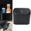 Multi-function Car Bin Black Flip Case Rubbish Holder New Garbage Can