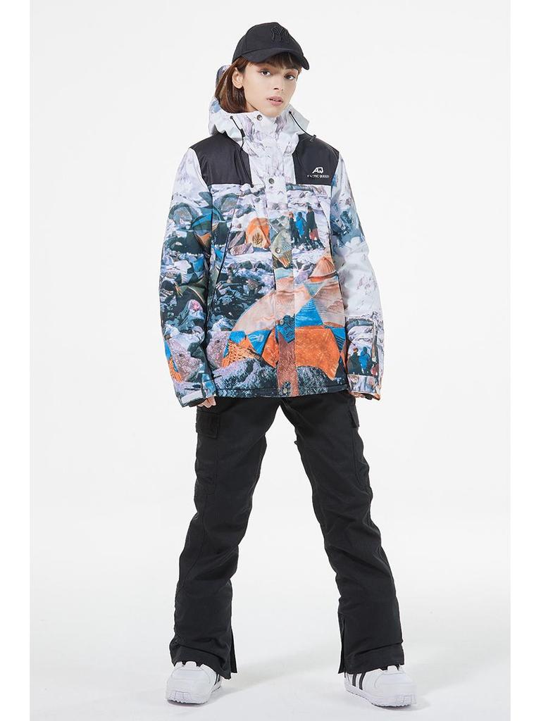 Unisex Winter Ski Suit: Windproof, Waterproof, Warm, Thickened Jacket and Pants for Snowboard and Alpine Skiing