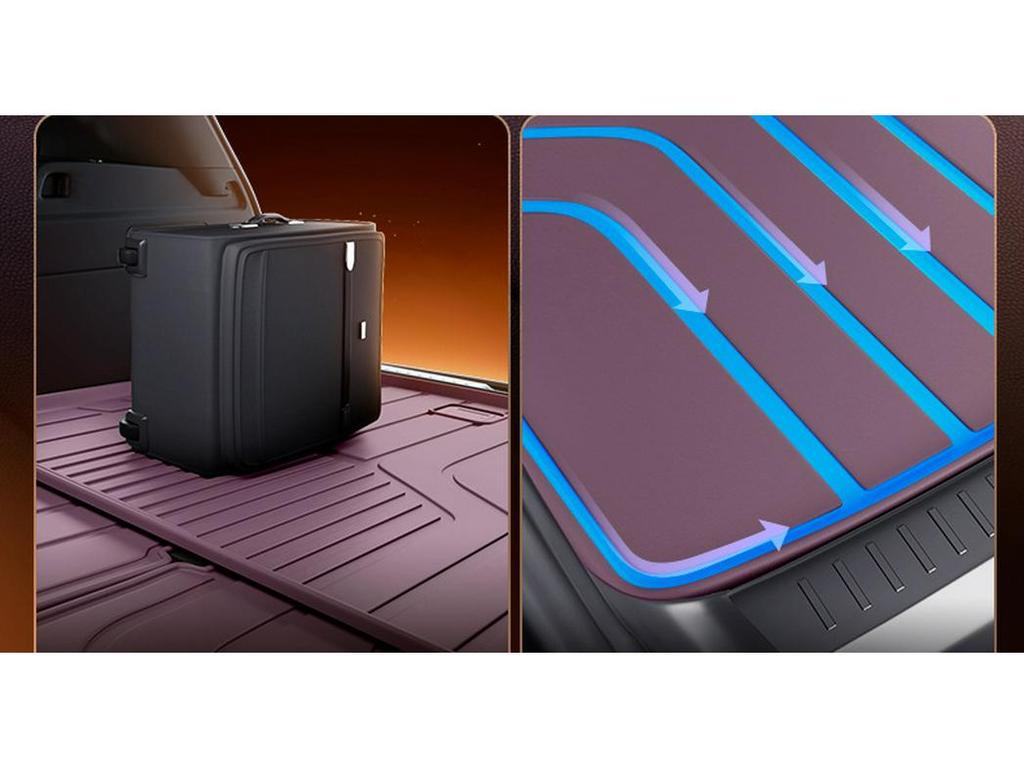 Zeekr 7X Trunk Mat TPE 25 Interior Tail Box Decorative Accessories Foot Mats Set