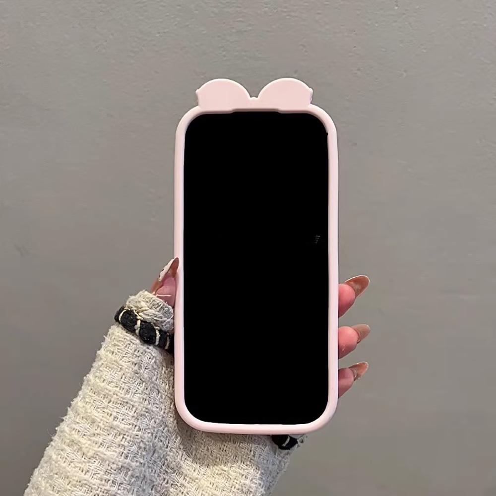 Cute 3D Tulips Lovely Flowers Phone Case for IPhone 16 14 15 Pro Max 13 16 Pro 15 Pro 14pro 13pro Silicone Soft Shockproof Cover