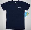 RIPNDIP La Gran Ola de Nerm Camiseta Gato Azul Marino Nueva