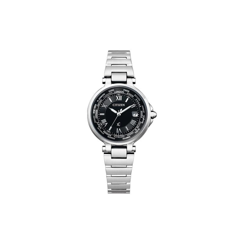 

CITIZEN xC series Japanese and Korean exquisite casual light Quartz Steel Strap women s watch black dial EC1010-57F чорний