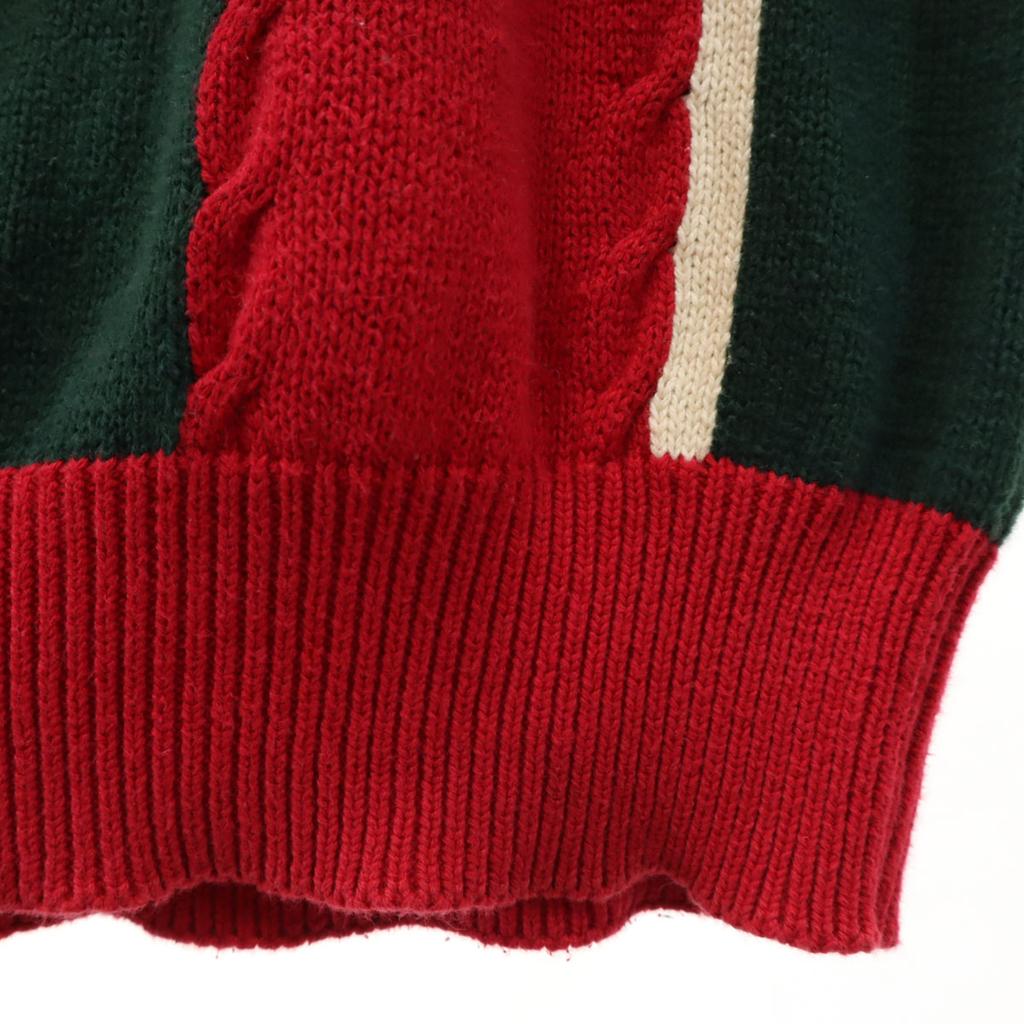 NAUTICA 90s Old Striped Pattern Long sleeve knit L Men's Used