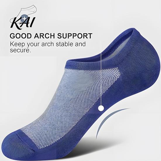 Athletic Socks for Men No Show Men, Low Cut Ankle Socks, Invisible Sports Non Slip Fitness Breathable Moisture Wicking Running And Footwear