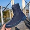 Fashion men Outdoor shoes thick-soled high-top canvas shoes men flip  fashion sports shoes 2025
