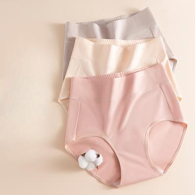 Plus Size Female Spring and Autumn High Waist Pure Cotton Abdominal Lift Hip Extended Underwear