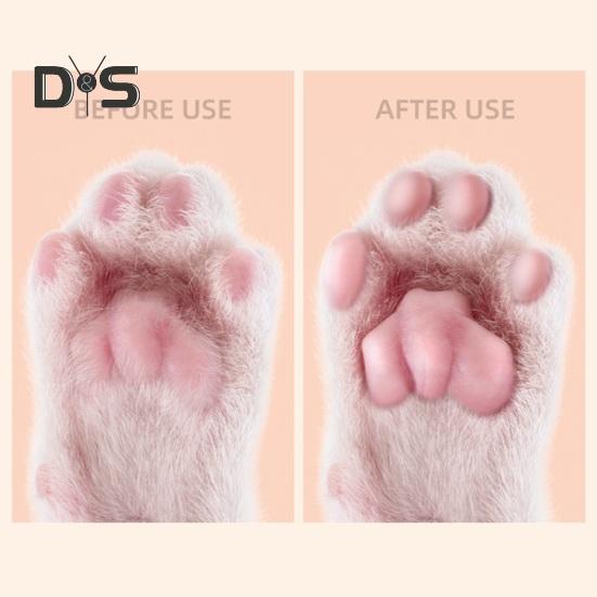 Electric Pet Hair Trimmer USB Rechargeable Dog Clipper with LED Light Quiet Pet Claw Trimmer for Cats Dogs Paws Face Ears