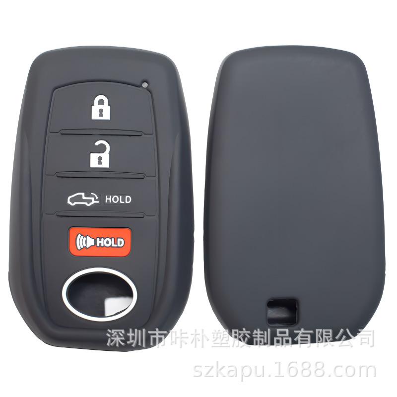 Toyota RAV4 Silicone Car Key Cover – Key Remote Control Protective Shell Blue