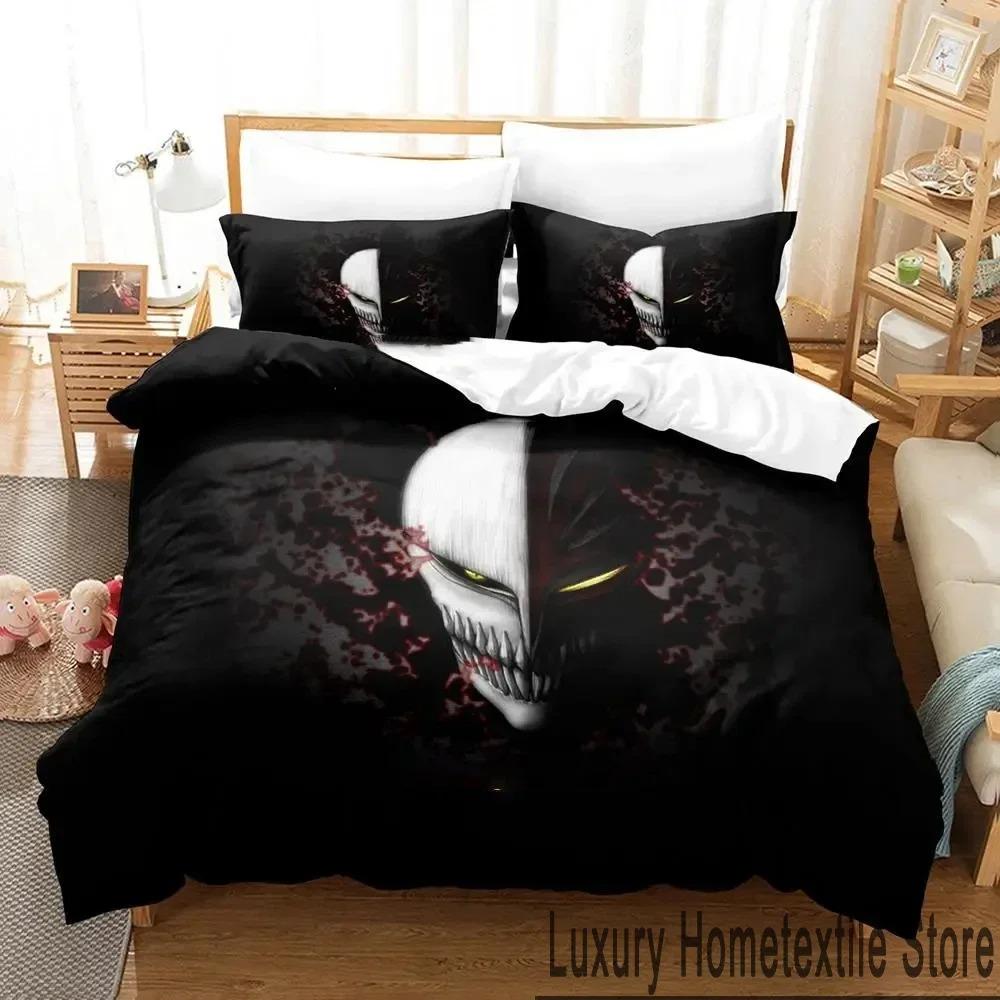 Warm Modern king Queen Anime Bleach Kurosaki Ichigo Bed Size Boys Adult Quilt Comforter