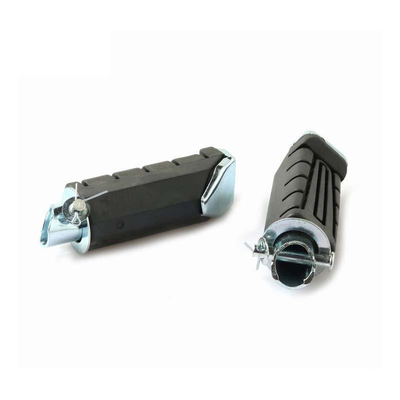 Motorcycle Rear Footpeg Pad Yamaha YBR125 JYM125 Tianjian 125 Black Rubber Step