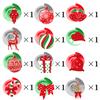 12-Piece Christmas School Classroom Decoration Lollipop Snowflake Gift Bag Spiral Pendant Pendant Custom