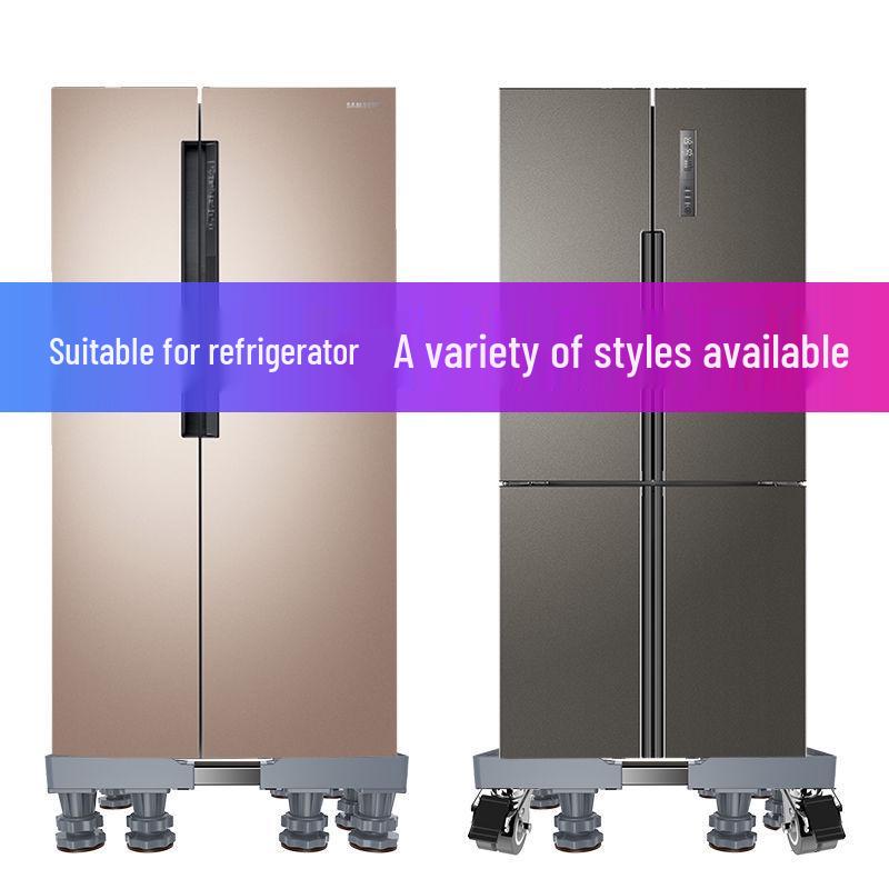 Adjustable Swivel Wheel Stand for Double Door Refrigerator or Single Door Washing Machine