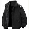 Men's Winter Trendy Thickened Lapel Workwear Coat - Loose Fit with Extra Velvet Lining.