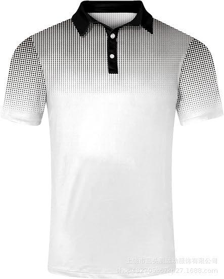 Patriotic Stars & Stripes Short Sleeve Polo, Casual Top
