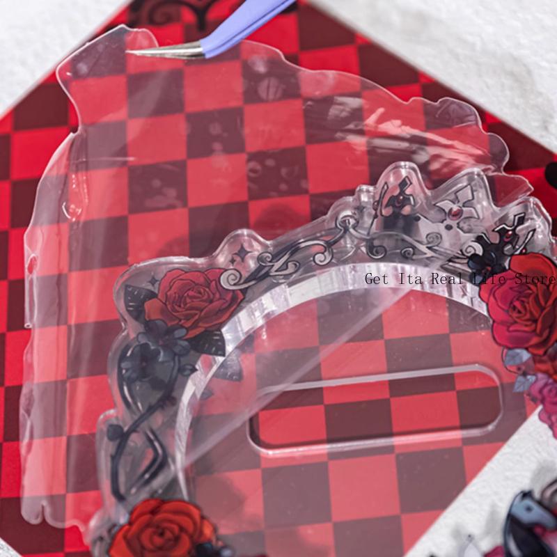 Italife Acrylic Ornament Pin Badges Holder Ita Bag Accessories Women Itabag Decoration Pendant Flower Girls Pin Display H316