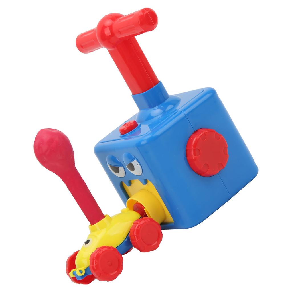 Kids Balloon Powered Cars Press Type Manual Pump Balloon Car Science Experiment Toy