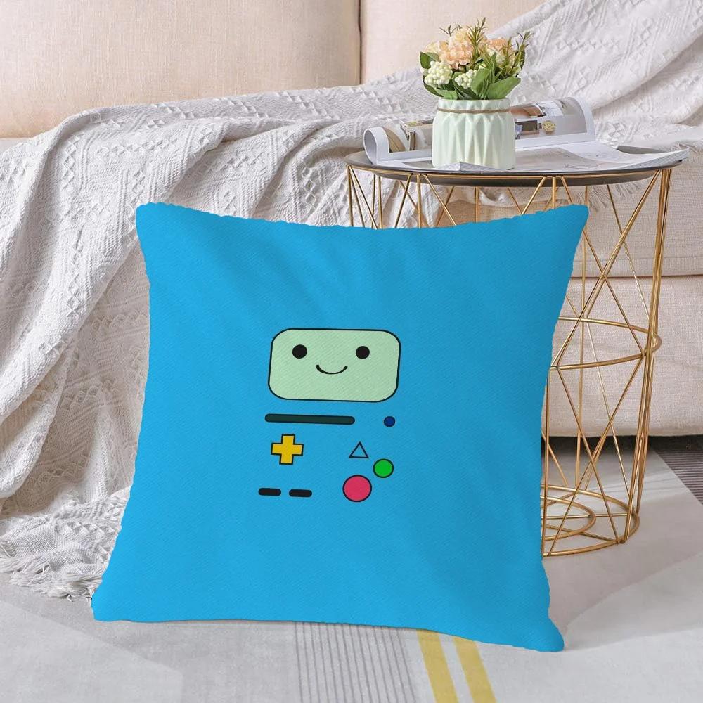 Cushion Covers 45X45 Cushions Cover Adventure Time Gift Decorative Pillows For Sofa Luxury Living Room Decoration