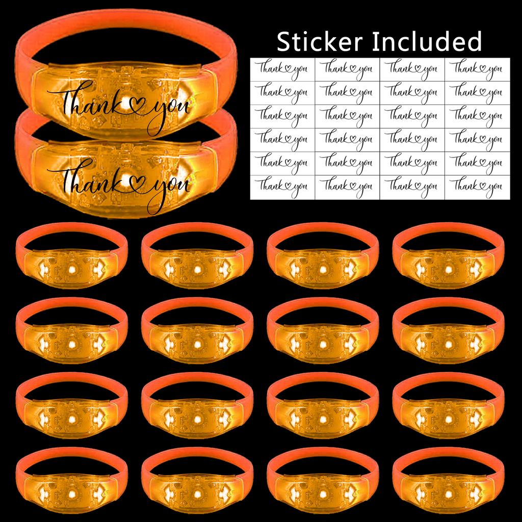 20-100 Piezas Pulseras LED para Bodas Pulsera Luminosa Activada por Música y Sonido Pulseras que Brillan en la Oscuridad Para Suministros de Fiesta de Cumpleaños