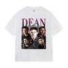 Vintage Dean Winchester Actor Graphic T Shirt Unisexs Fashion High Quality Clothing Tshirts Unisex 100 Cotton Oversized TShirt