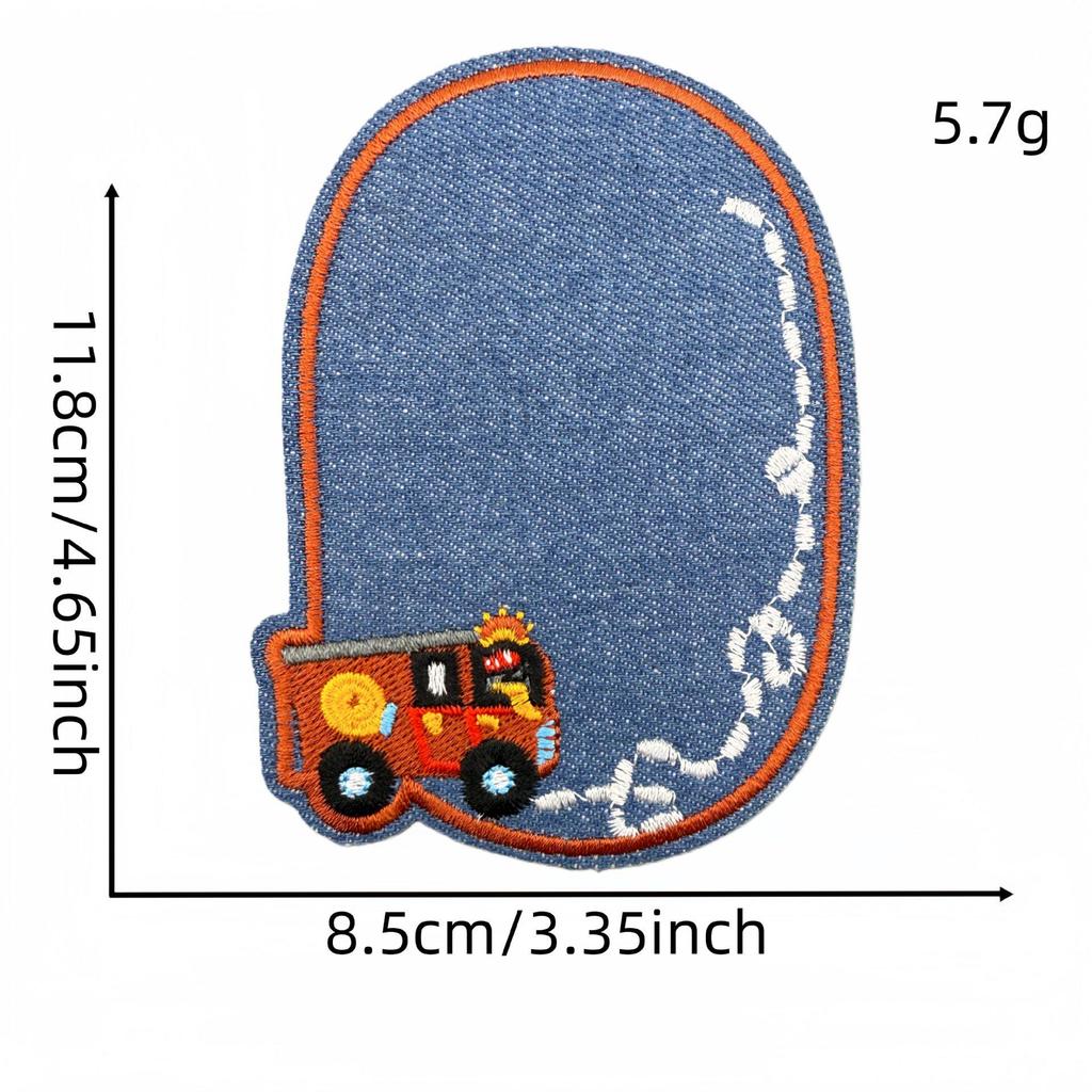 Denim Animal Embroidery Patch for Clothing and Bags