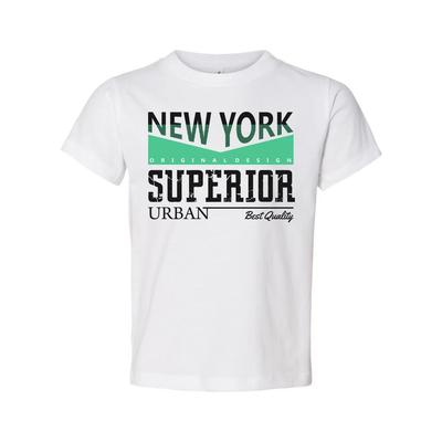 New York Superior Urban Graphic Tee With Original Design For Unisex Short Sleeve