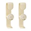 2Pcs Plastic Washbasin Hook Wall Mounted Stretchable Washbasin Storage Shelf Space Saving Self-adhesive Basin Storage Rack