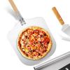 Lopatka na pizzu 12palcová Pizza Food Grade Skládací Tepelně odolná Nerezová dřevěná rukojeť Rozšířený hladký povrch Vysoká pevnost Odnímatelná hlava Stabilní