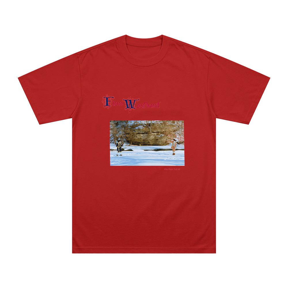 

FFTH Album Cover T-Shirt Finn Wolfhard Fire From The Hip Tees Cotton Fashion Unisex Top Casual T Shirts XXL червоний