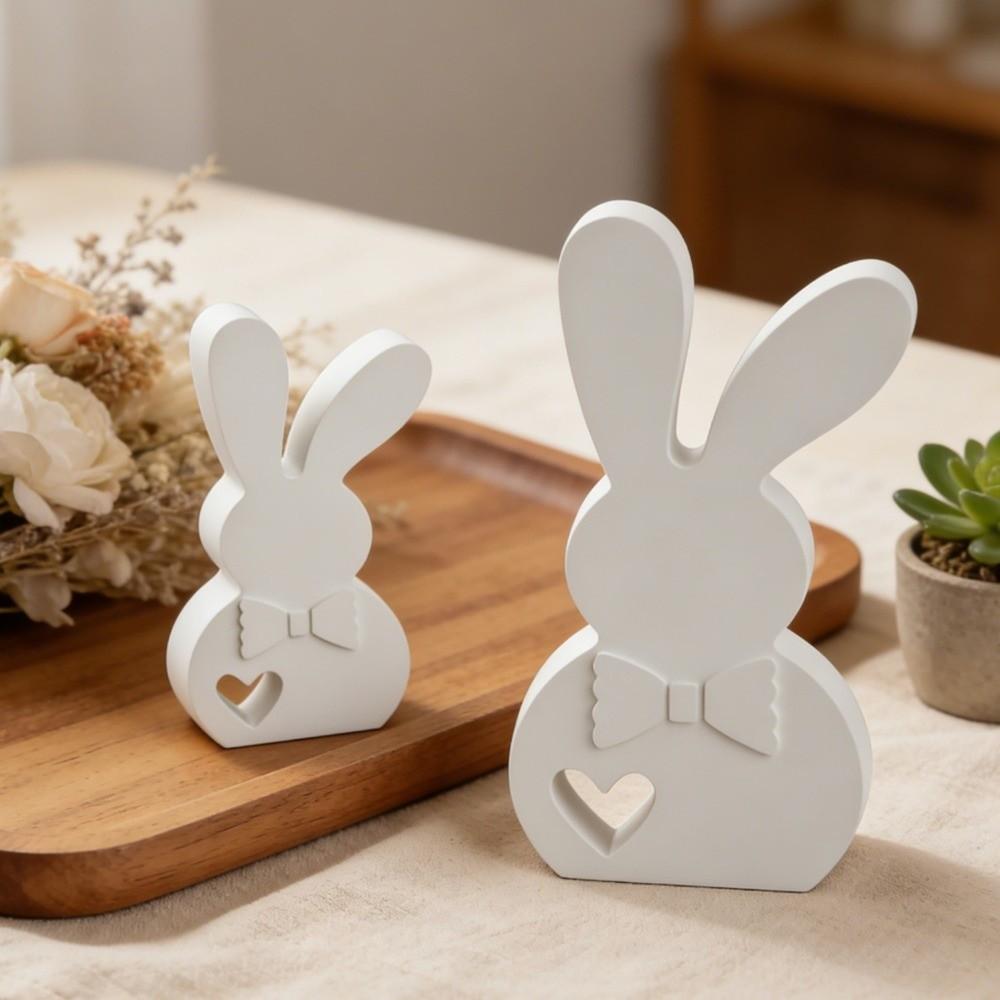 Flexible Easter Rabbit Silicone Mold Non-Stick DIY Candle Mold 3D Bunny Mold  Easter Party