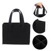 2Pcs Spacious Felt 6 Comparments Carriers Beer Wine Bottle Bag Gift Packaging X3UC
